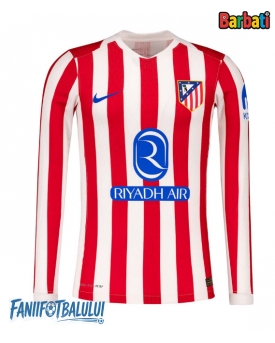 Atletico Madrid Tricou Fotbal Replică 2025-26 Barbati Acasa Mâneci Lungi
